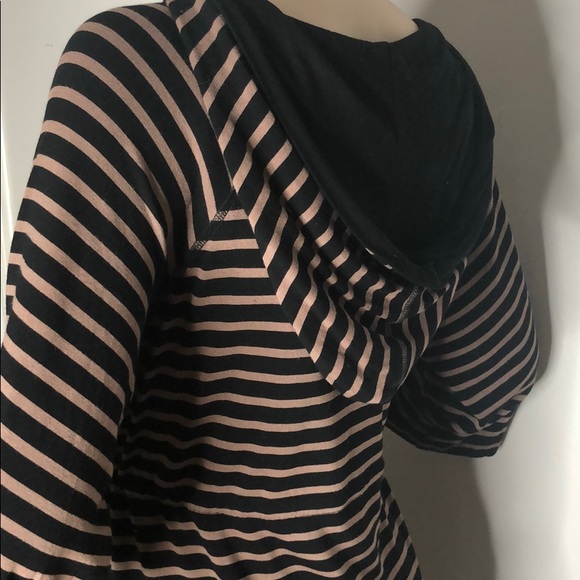 Striped tunic hooded top - Picture 6 of 11